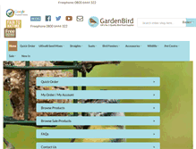 Tablet Screenshot of gardenbird.co.uk
